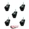 Service Caster 2 Inch Gloss Black Hooded 5/16 Inch Threaded Stem Ball Caster SCC, 5PK SCC-TS01S20-POS-GB-516-5 - alternate 5